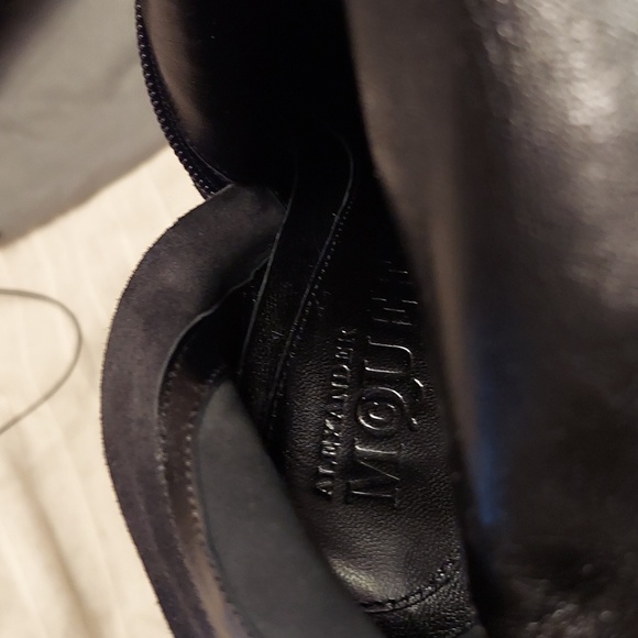 Alexander McQueen Stilletto Thigh-High Leather Boots - Picture 8 of 10